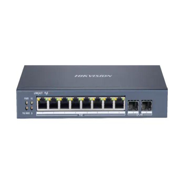 Switch PoE Quản Lý Thông Minh Hikvision DS-3E1310P-SI – 10 Cổng, 8 Cổng PoE, 2 Cổng Gigabit Combo