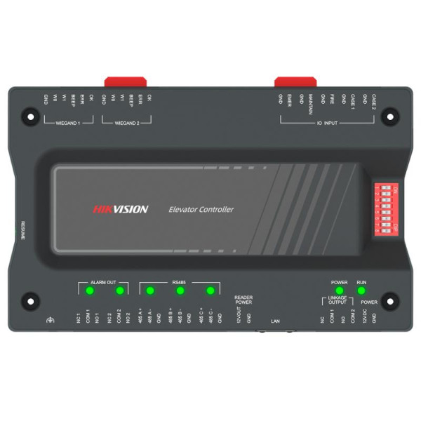 Bộ điều khiển chính dùng cho thang máy, Model: DS-K2210, điện áp: 12VDC, hiệu: HIKVision, NSX: HIKVision, mới 100%