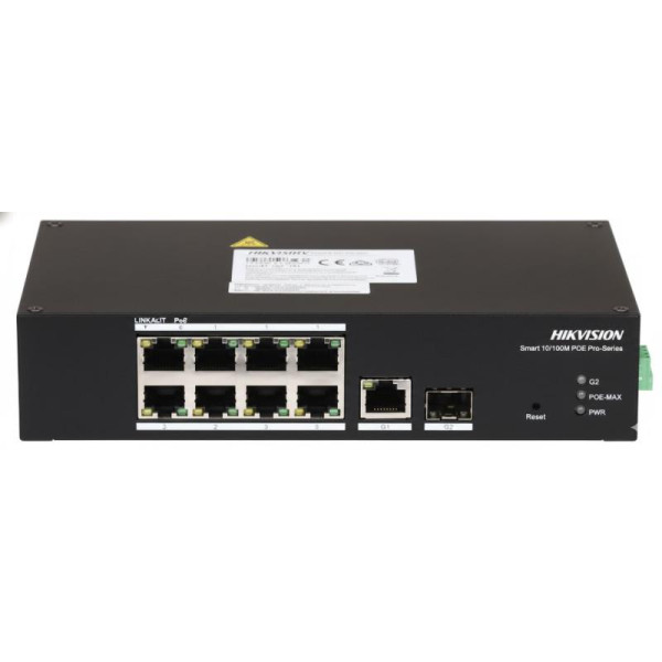 Switch PoE Công Nghiệp Quản Lý Thông Minh Hikvision DS-3T1310P-SI/HS – 10 Cổng Fast Ethernet, 8 Cổng PoE
