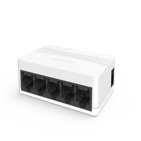 Switch PoE Công Nghiệp Không Quản Lý Hikvision DS-3T0506P – 6 Cổng Gigabit, 4 Cổng PoE, 2 Cổng SFP